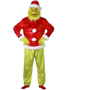 Comparateur de prix : Chaks déguisement grinch croque-mitaine poilu adulte - m - vert - c4670m