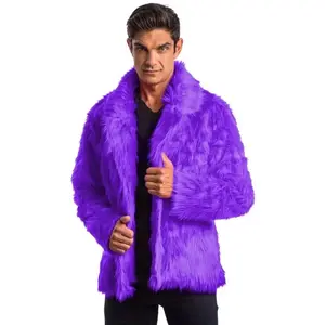 Comparateur de prix : Chaks Manteau en fausse fourrure, Violet taille XXL