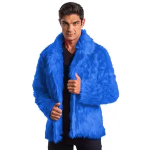 Comparateur de prix : Chaks Manteau en fausse fourrure, Bleu taille M
