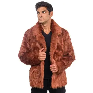 Comparateur de prix : Chaks Manteau en fausse fourrure, Brun taille M