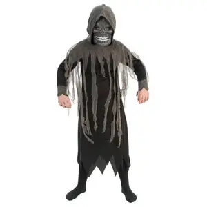 Comparateur de prix : TUNIQUE AVEC MASQUE TETE DE MORT- 164 cm