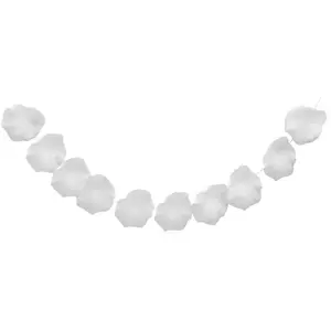 Comparateur de prix : Chaks GUIRLANDE 10 PÉTALES ARTIFICIELS 11CM 180CM BLANC