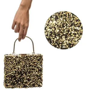 Comparateur de prix : sac velours sequin or 18x4.5x25cm noir - générique 14062-81
