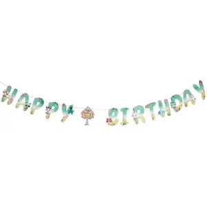 RueDeLaFete Guirlande Happy Birthday 2m BangoBerry © pas cher