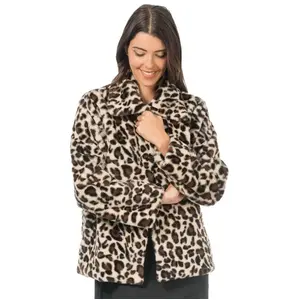 RueDeLaFete Veste imprimée Léopard Femme taille M pas cher