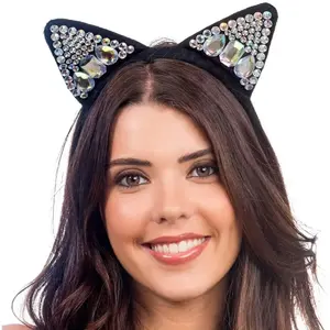 Comparateur de prix : Serre-tête Oreilles de chat Diamants