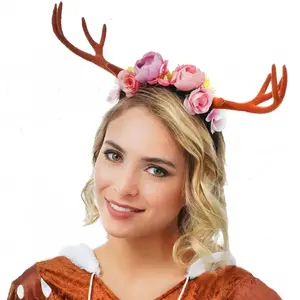 Comparateur de prix : Serre-tête Reine des Bois avec fleurs