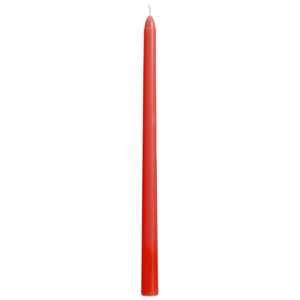 CHAKS Lot de 2 Bougies Flambeau rouge Halloween 30 cm pas cher