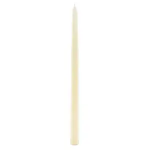 RueDeLaFete Set 2 bougies flambeau Ivoire - 30 cm pas cher