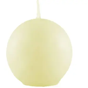 CHAKS 2 Bougies boules 6 cm (couleur ivoire) REF/80293 pas cher