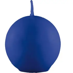 RueDeLaFete Bougie Boule 6cm diam, Bleu Roi pas cher