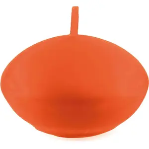 RueDeLaFete Set de 6 bougies FLOTTANTES, Orange pas cher