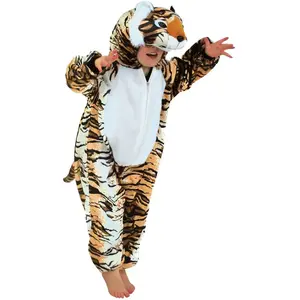 Comparateur de prix : Déguisement enfant tigre - 3 ans - Animaux - Jaune - Aspect velours
