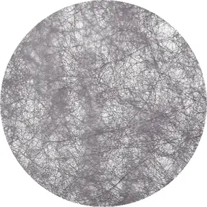CHAKS 10 SETS DE TABLE RONDS - GRIS FONCÉ  Gris pas cher
