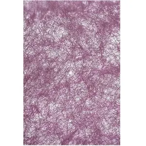 CHEMIN DE TABLE luxe Romance 30cmx10m, Prune
