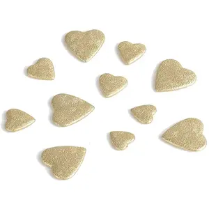 Chaks CONFETTIS COEURS 3D RÉSINE 50G OR pas cher