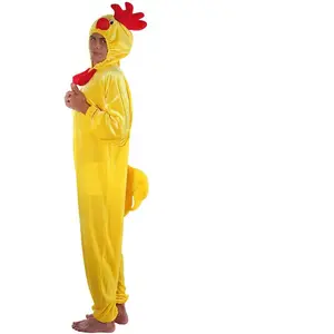 RueDeLaFete Déguisement Coq Jaune 180 cm - Animaux - Polyester - Adulte pas cher