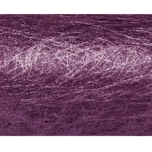 RueDeLaFete Ruban Brillance 10cmx10m, Prune pas cher