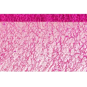 RueDeLaFete Ruban de table Glitter 10cm, Fuchsia pas cher
