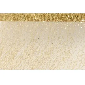 RueDeLaFete Ruban de table Glitter 10cm, Or pas cher