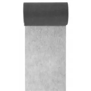 RueDeLaFete Ruban élégance 10cmx20m, Gris foncé pas cher