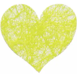 RueDeLaFete Sachet de 100 Coeurs Romance, Vert lime pas cher