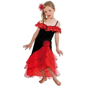Chaks Deguisement Espagnole 2 Pieces Taille 116 Cm Pour Enfant