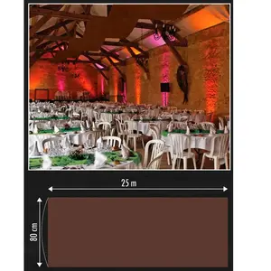 SMIFFY´S Tenture decorative non tisse 80cm x 25 m chocolat pas cher