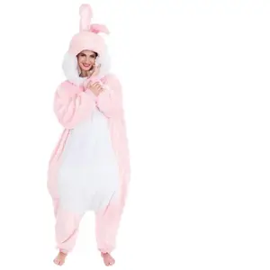 Comparateur de prix : Déguisement Peluche BIG Lapin rose rembourré 164 cm, adulte