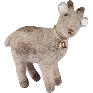 RueDeLaFete Déco Chèvre 17cm pas cher