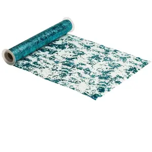 Comparateur de prix : Chemin de table Eclats, Turquoise