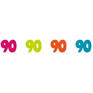 RueDeLaFete Sachet de 100 confettis de table anniversaire 90 ans pas cher