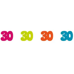 RueDeLaFete Sachet de 100 confettis de table anniversaire 30 ans pas cher