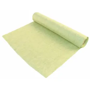 RueDeLaFete Chemin de table Burlap brillant métal Vert lime pas cher