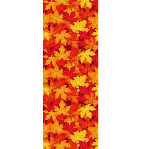 RueDeLaFete Chemin de Table romance Feuilles Automne photoprint 5m pas cher