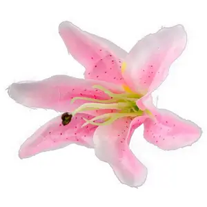 RueDeLaFete SACHET 6 FLEURS ROSE 13CMX12CM pas cher