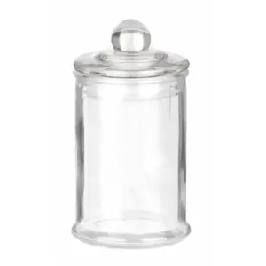 RueDeLaFete bonbonnière verre avec couvercle 14.6cm - chaks 1254 pas cher