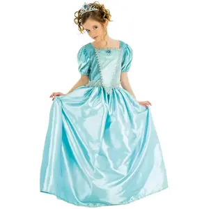 RueDeLaFete Déguisement Princesse bleue luxe 104cm, 3-4 ans pas cher