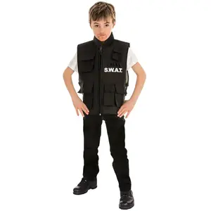 RueDeLaFete Déguisement Gilet pare-balles SWAT enfant 116cm pas cher