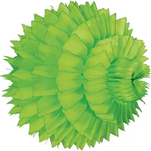 RueDeLaFete Boule alvéolée luxe 25 cm, Vert pas cher