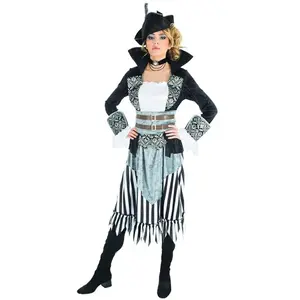 Déguisement Black Pirate Girl adulte, taille M