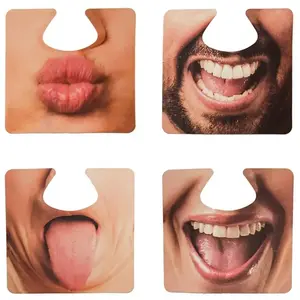 Chaks 90567, Kit PhotoBooth Bouches en Trompe-l'oeil 4 pièces à Pincer pas cher