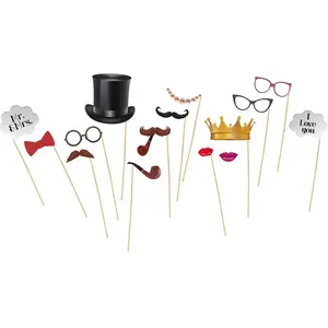 RueDeLaFete Kit PhotoBooth Vintage 15 pièces pas cher