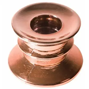 RueDeLaFete bougeoir suede or rose 4cm - chaks 0503-79 pas cher