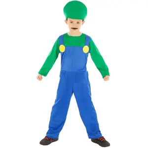 Comparateur de prix : Déguisement Plombier Vert enfant 128cm, 7-9 ans