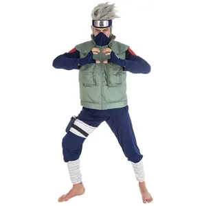 Comparateur de prix : CHAKS Déguisement Kakashi Adulte Licence Officielle Naruto - Bleu - L