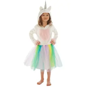 RueDeLaFete Déguisement Robe Licorne 140cm, 9-11 ans pas cher