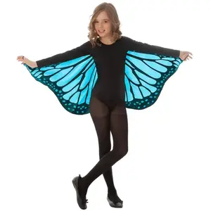 Comparateur de prix : Ailes de Papillon - Chaks - C4362 - Bleu - Tissu imprimé - Taille enfant