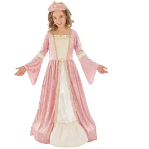 RueDeLaFete Déguisement Lady Princesse rose luxe 104cm, 3-4 ans pas cher