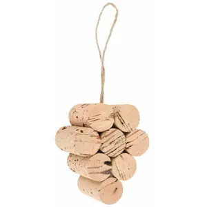 RueDeLaFete Grappe de bouchons de liège avec corde pas cher